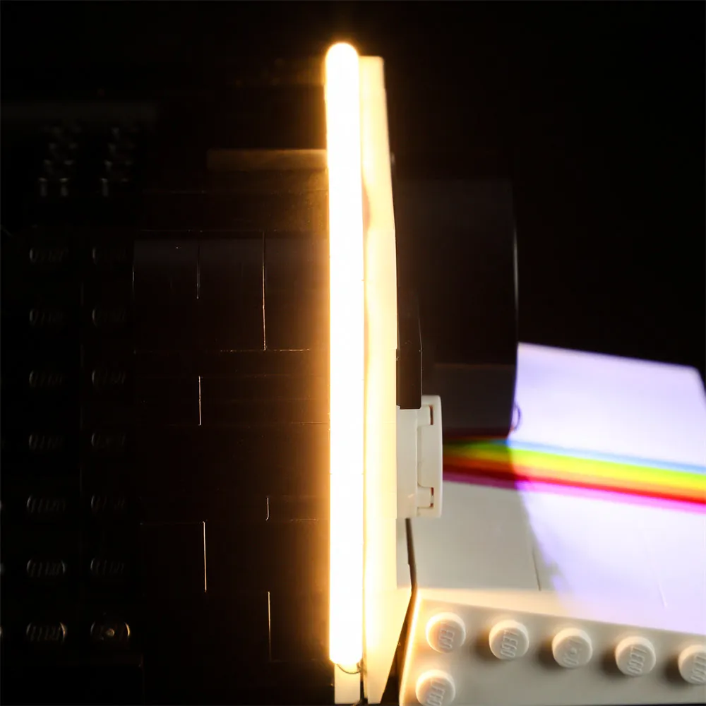 Compact LED setup from Lightailing on the LEGO Polaroid display