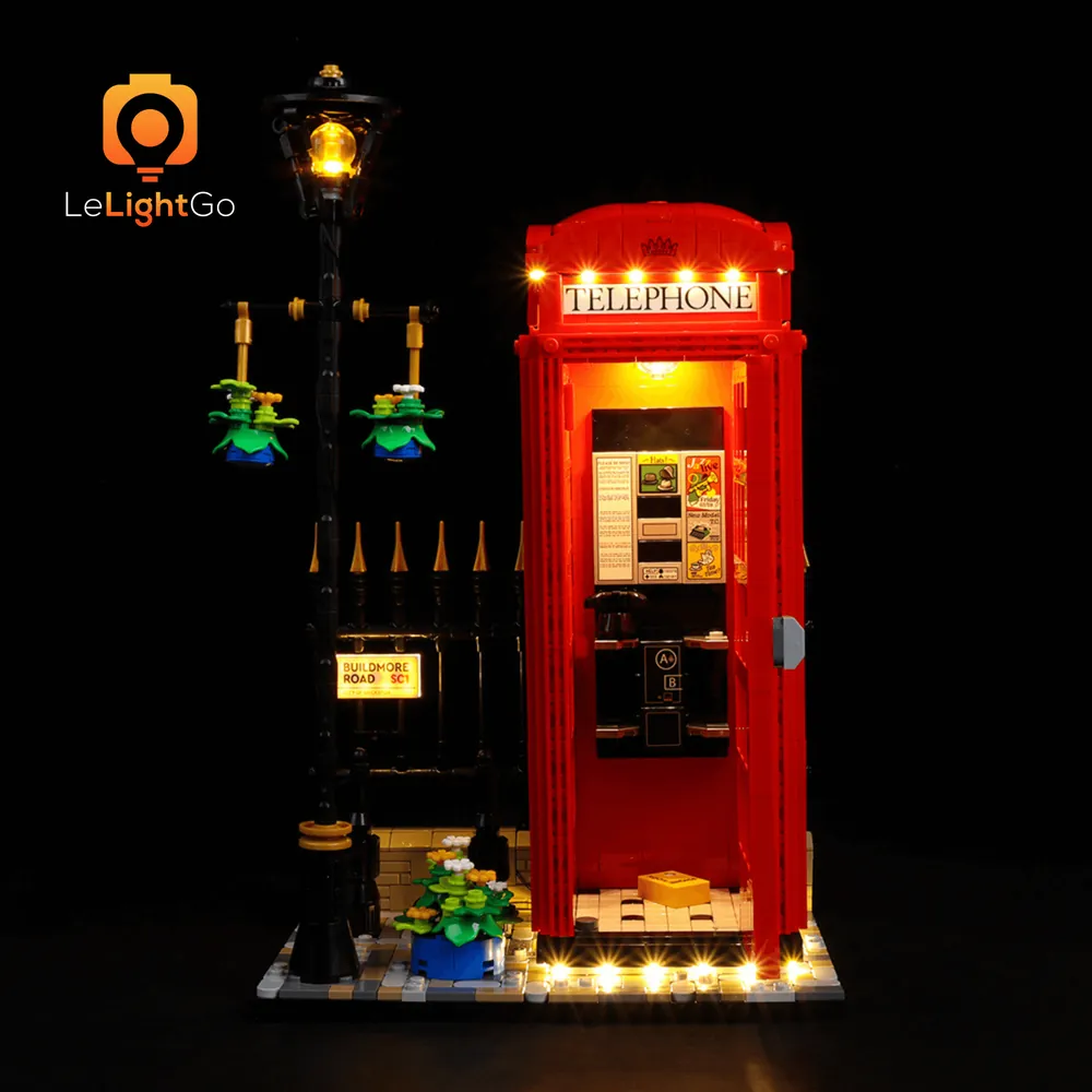LeLightGo sound edition LED kit for LEGO 21347