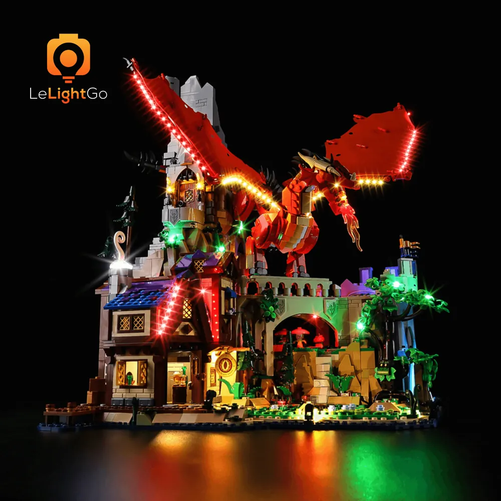 LeLightGo LED kit for LEGO Dungeons and Dragons 21348 with micro LEDs