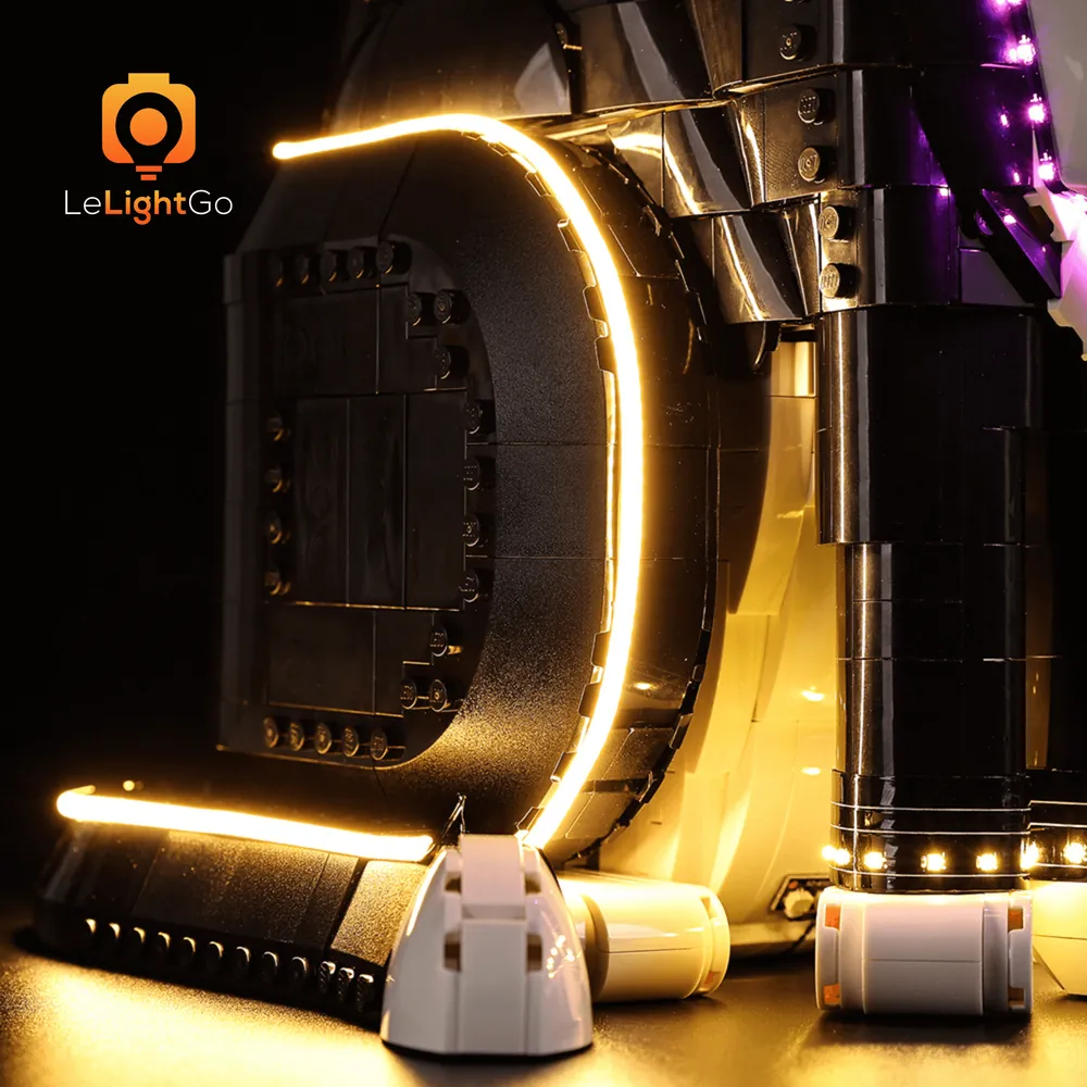 LeLightGo micro-LEDs placed on the base and bowls