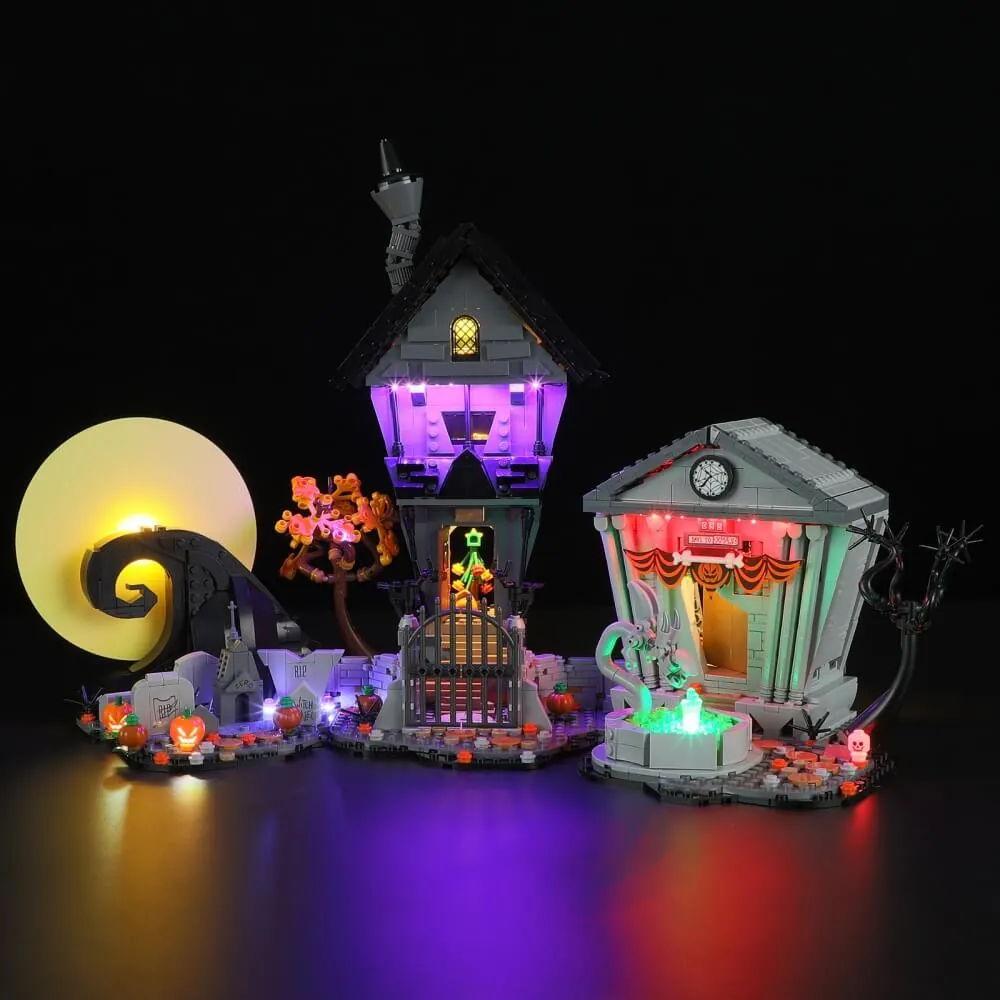 Lightailing LED kit for LEGO 21351 lighting Spiral Hill and Jack's house