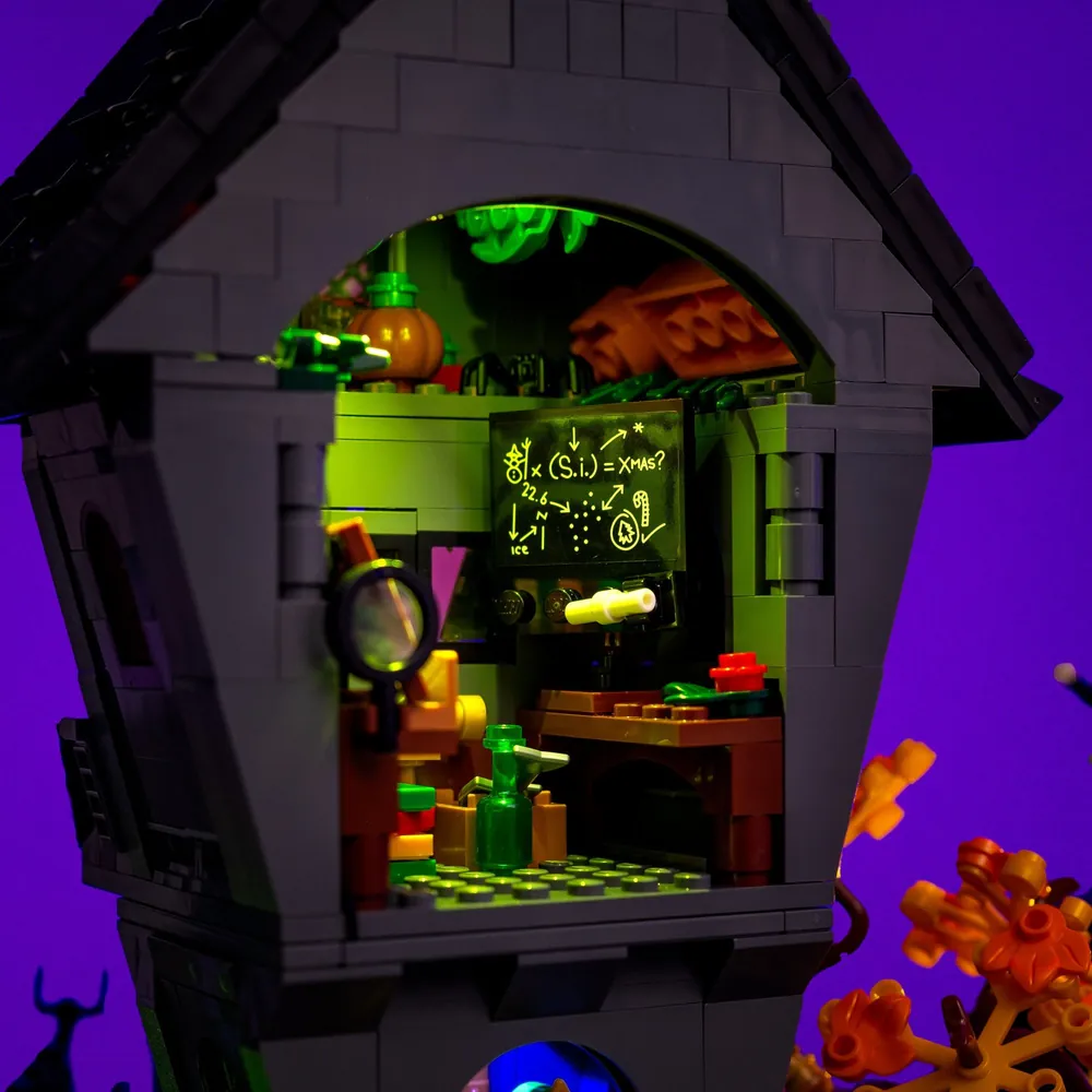 LightMyBricks LED kit for LEGO 21351 graveyard ambiance