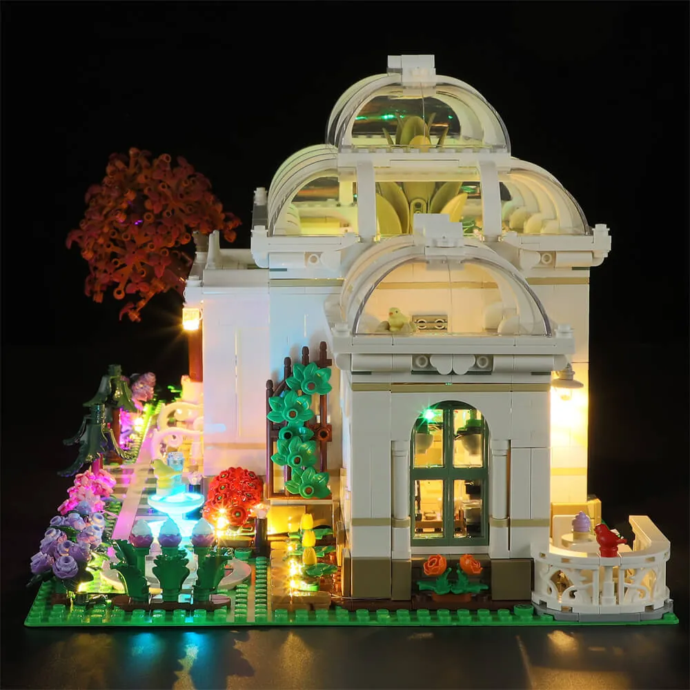 Lightailing kit showing wire management along the Botanical Garden exterior