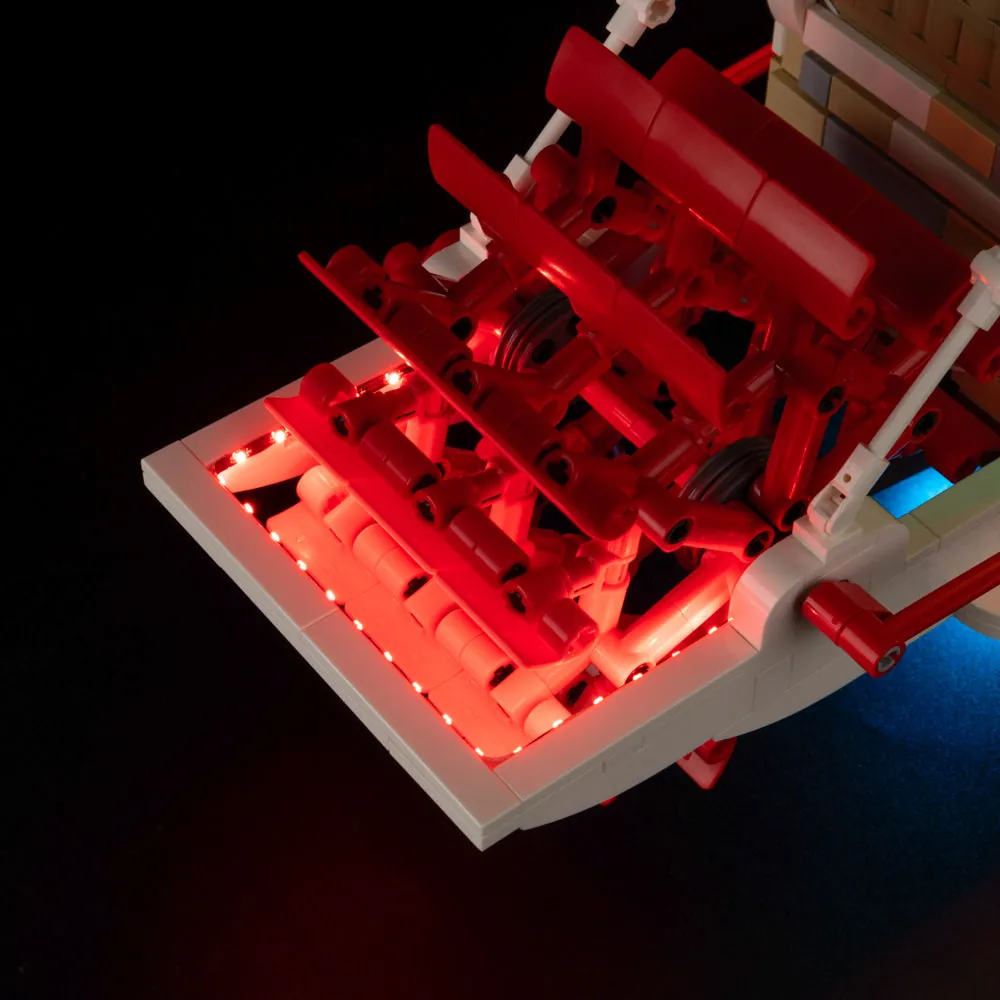 Game of Bricks steamboat LED lights with expansion boards