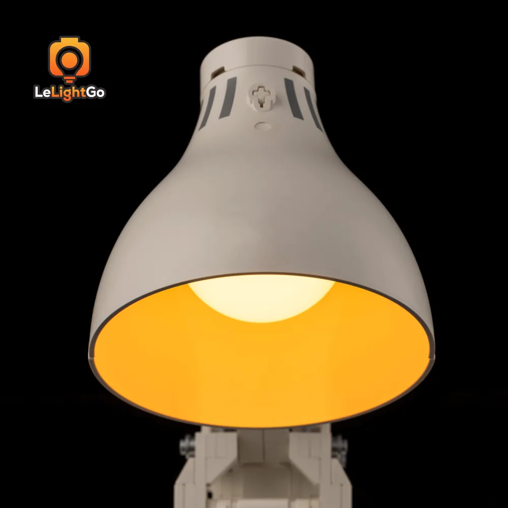 LeLightGo micro-LED wiring installed on Luxo Jr. lamp