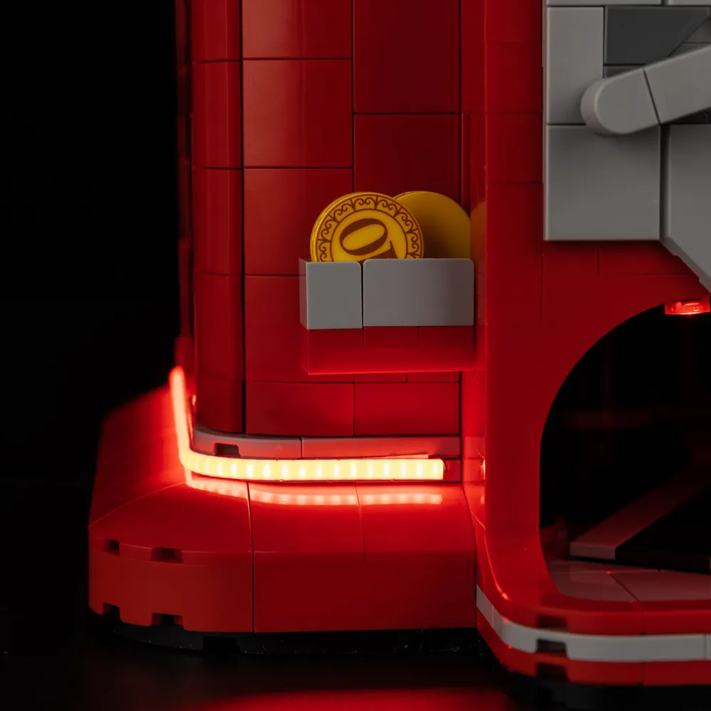 Game of Bricks illuminated LEGO Minifigure Vending Machine 21358 with sound activation