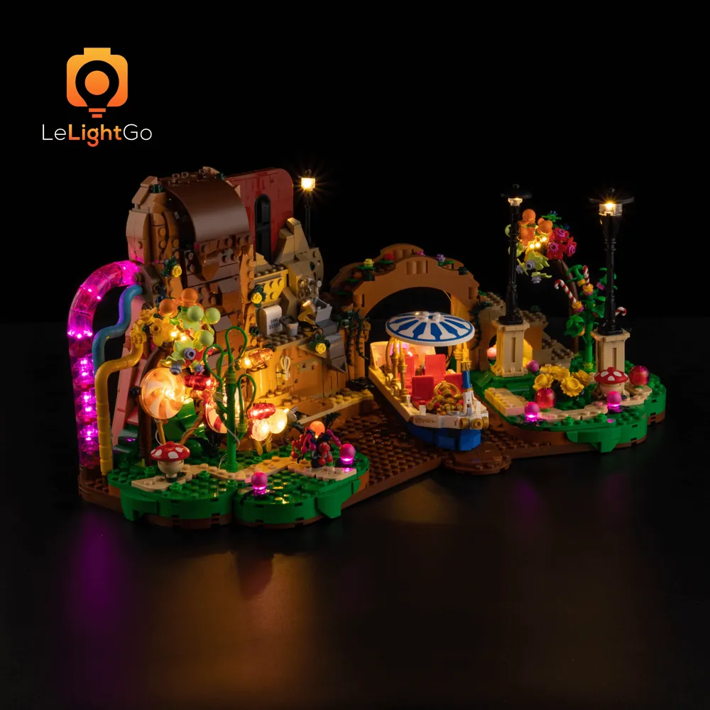 LeLightGo light kit for LEGO Willy Wonka 21360