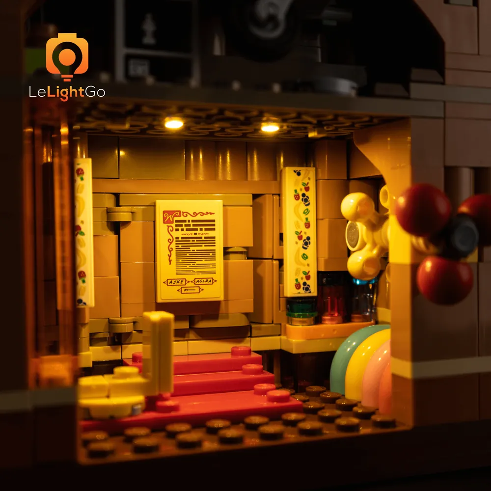 LEGO 21360 with LeLightGo lighting
