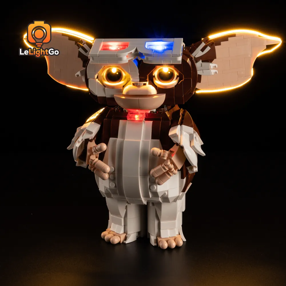 LeLightGo kit highlighting Gizmo's 3D glasses