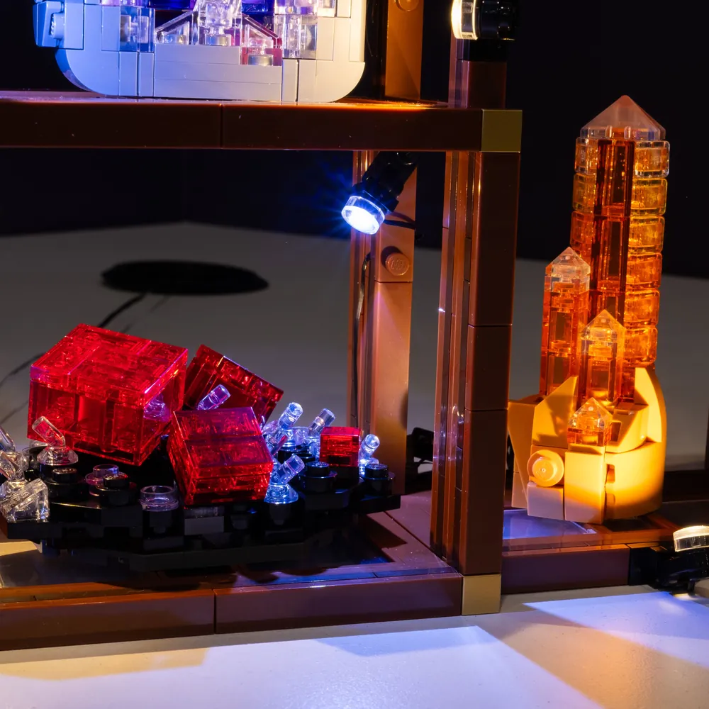Light My Bricks lighting on all mineral modules