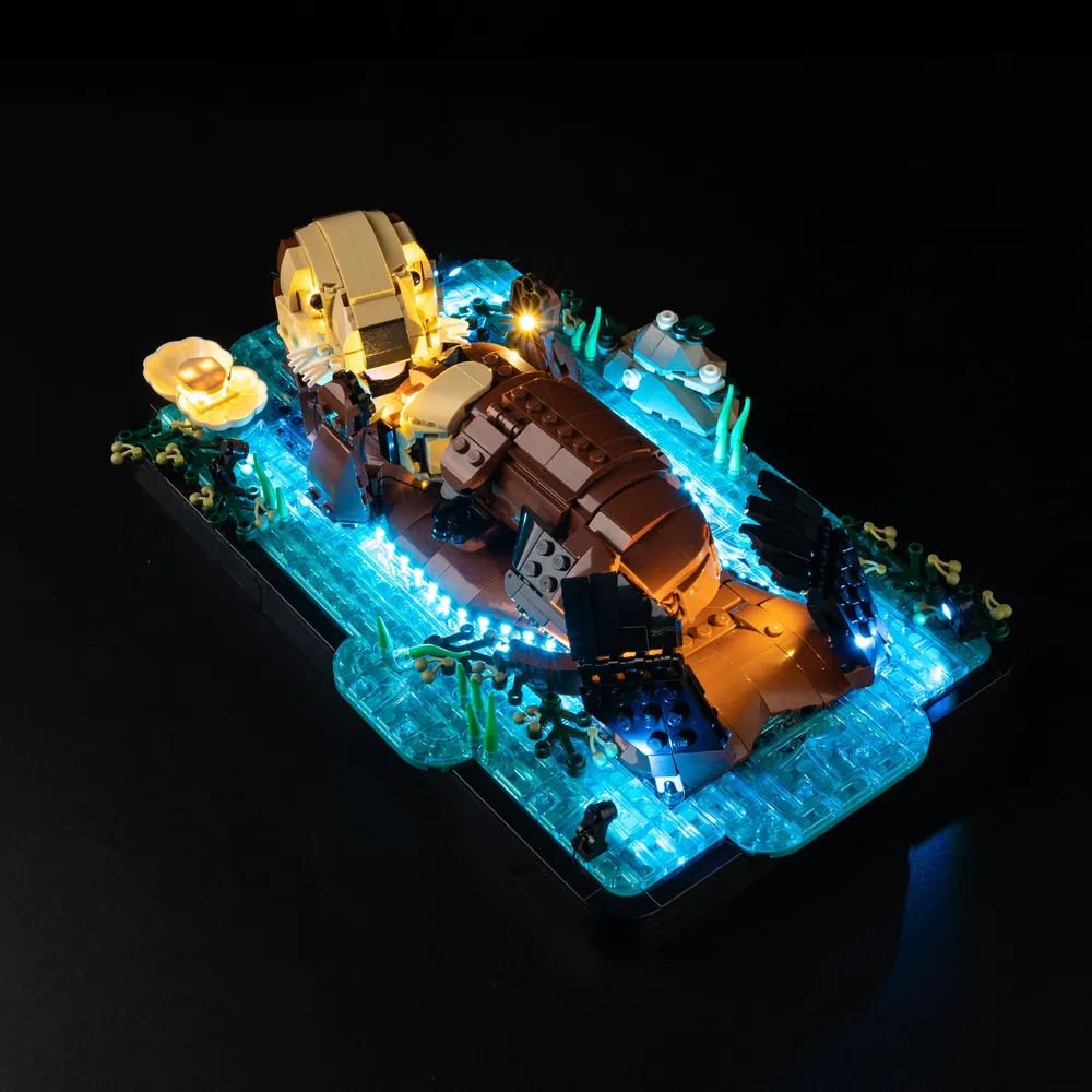 Game of Bricks LED kit for LEGO Floating Sea Otters 21366