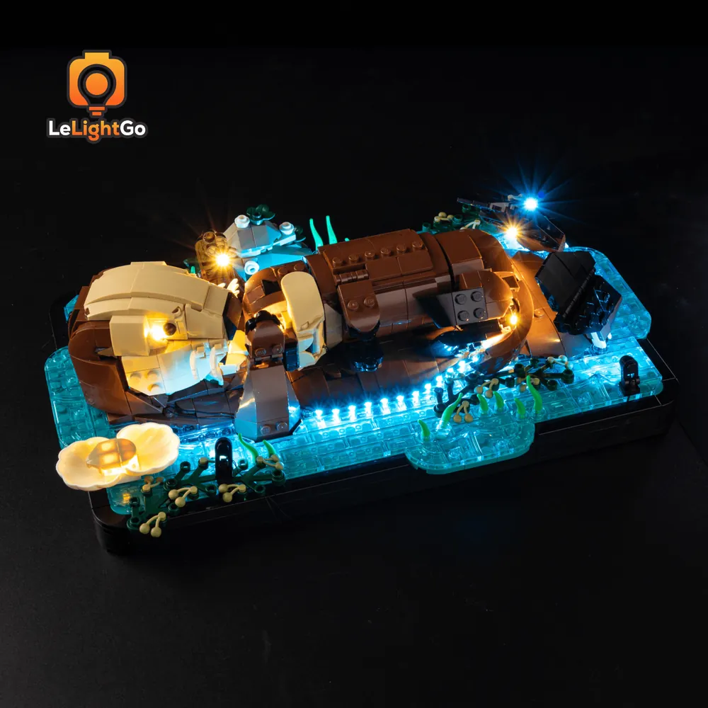 LeLightGo LED kit for LEGO Floating Sea Otters 21366