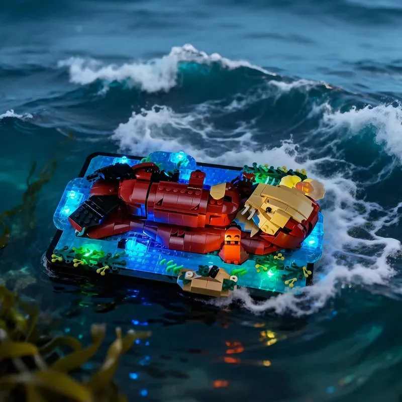 Lightailing LED kit for LEGO Floating Sea Otters 21366