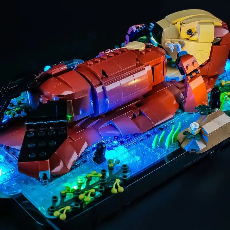 Lightailing pre-soldered harness for LEGO Floating Sea Otters 21366