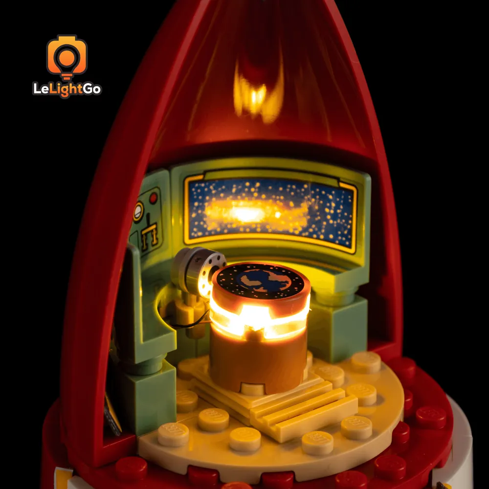 LeLightGo remote LED kit for LEGO 21367 Tintin rocket