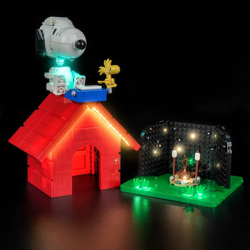 BrickBling Remote Control variant for LEGO Snoopy's Doghouse 21368