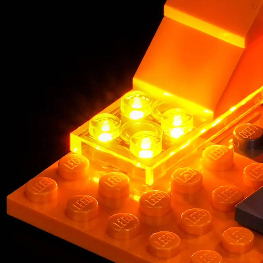 Modular micro-LEDs installed in LEGO Minecraft Zombie Dungeon