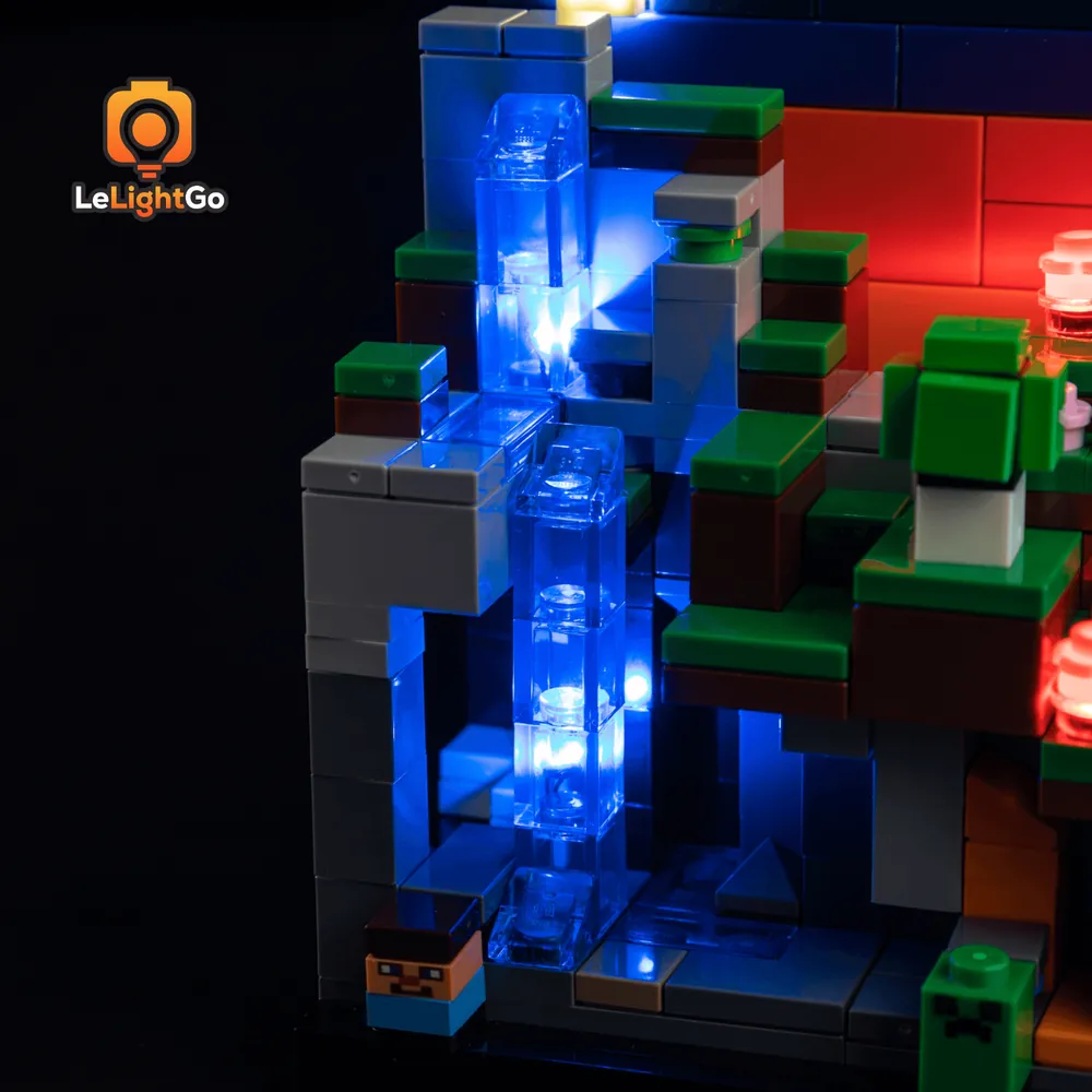 LeLightGo kit illuminating night sky base of LEGO 21589
