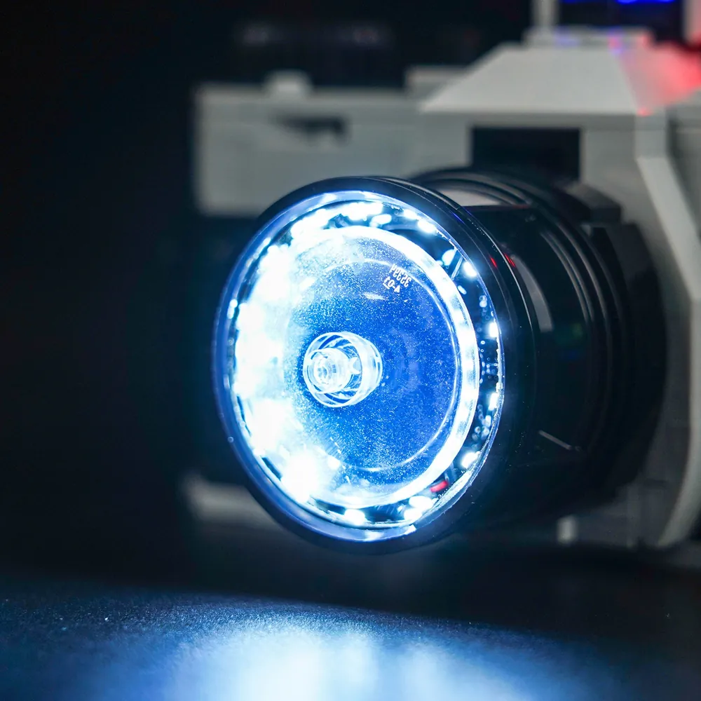 LEGO 31147 with BrickBling modular micro-LEDs installed