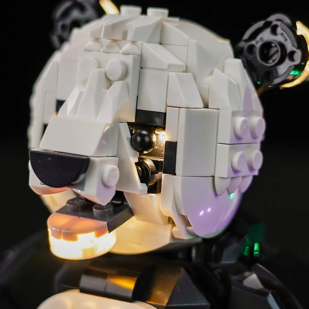BrickBling light kit for 31165 panda set modular micro-LEDs