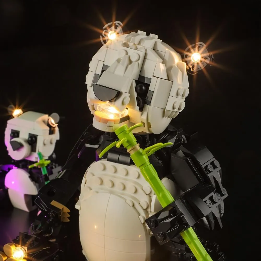 Lightailing light kit for 31165 panda set with thick wires
