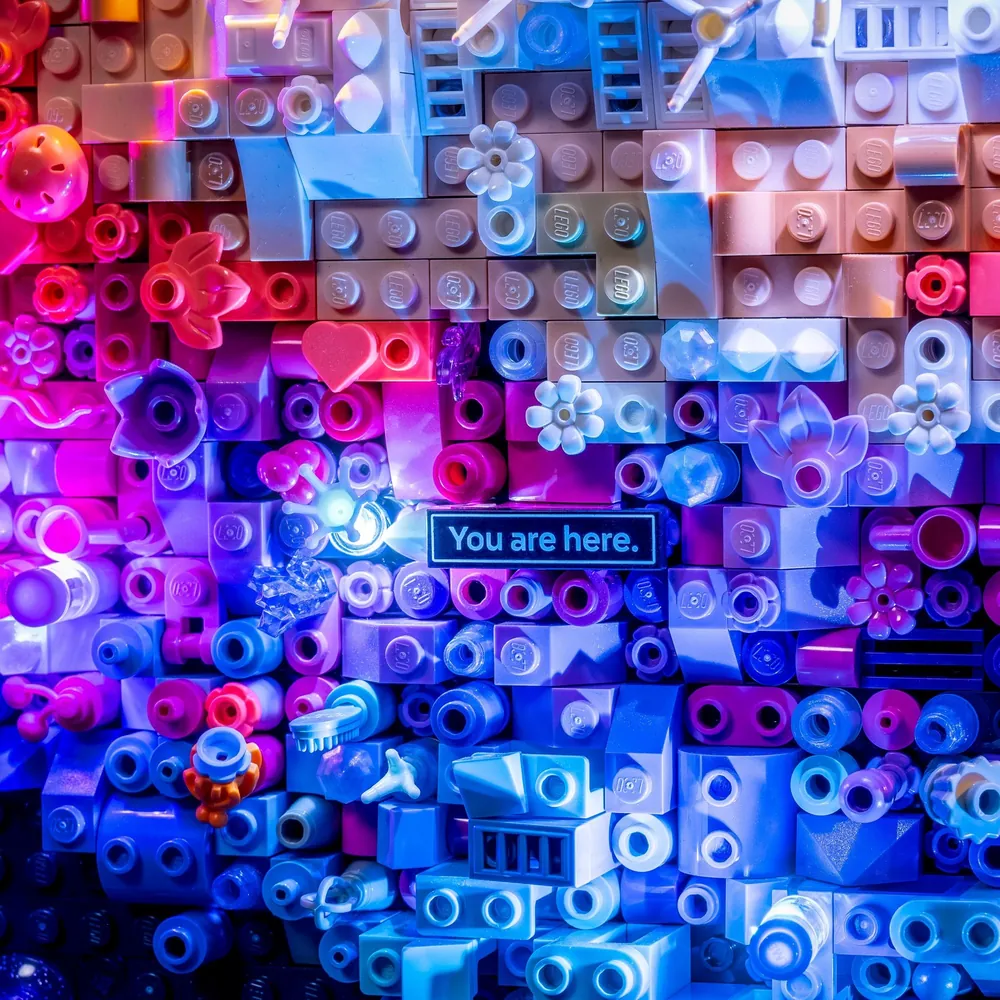 LightMyBricks LED kit installation on the LEGO Milky Way Galaxy
