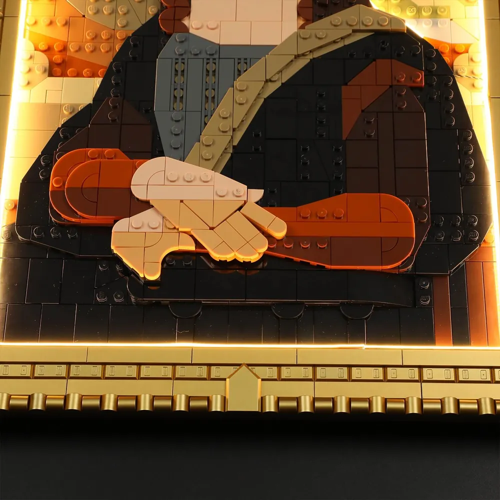 Pre-soldered harness from Lightailing for LEGO Mona Lisa