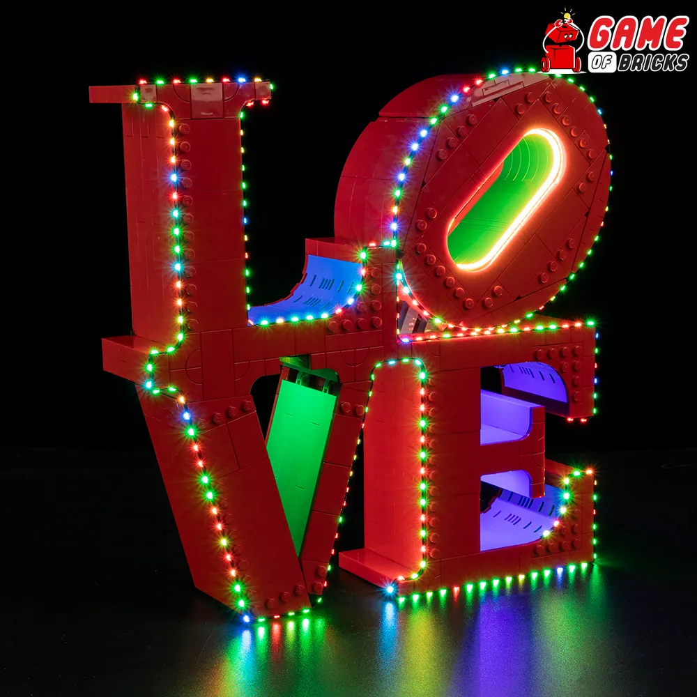 Game of Bricks light kit for LEGO LOVE 31214 with remote