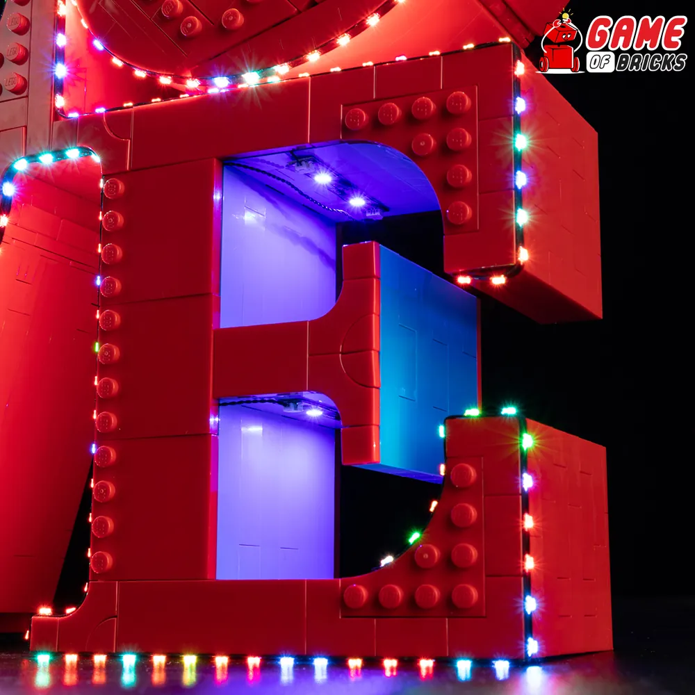 Game of Bricks LED lighting for LEGO Art LOVE set