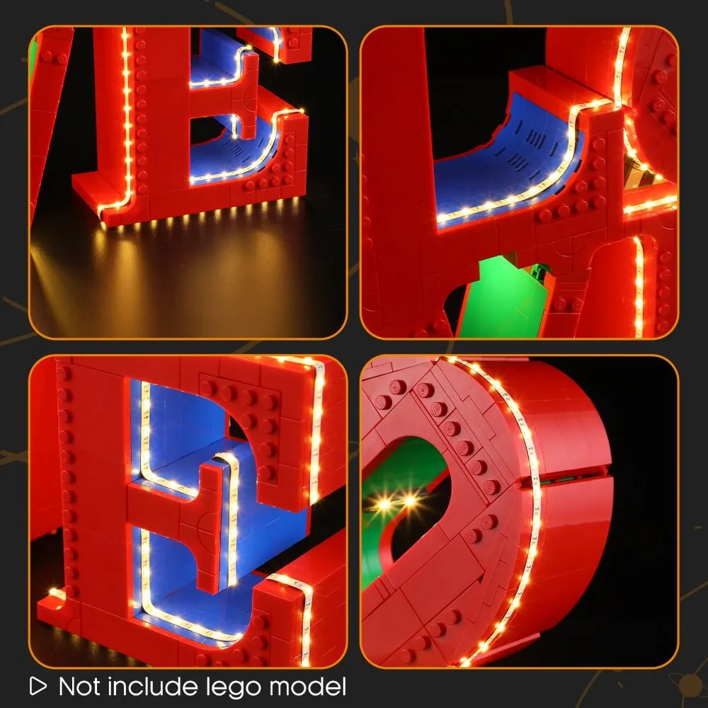 Lightailing pre-soldered harness for LEGO LOVE art