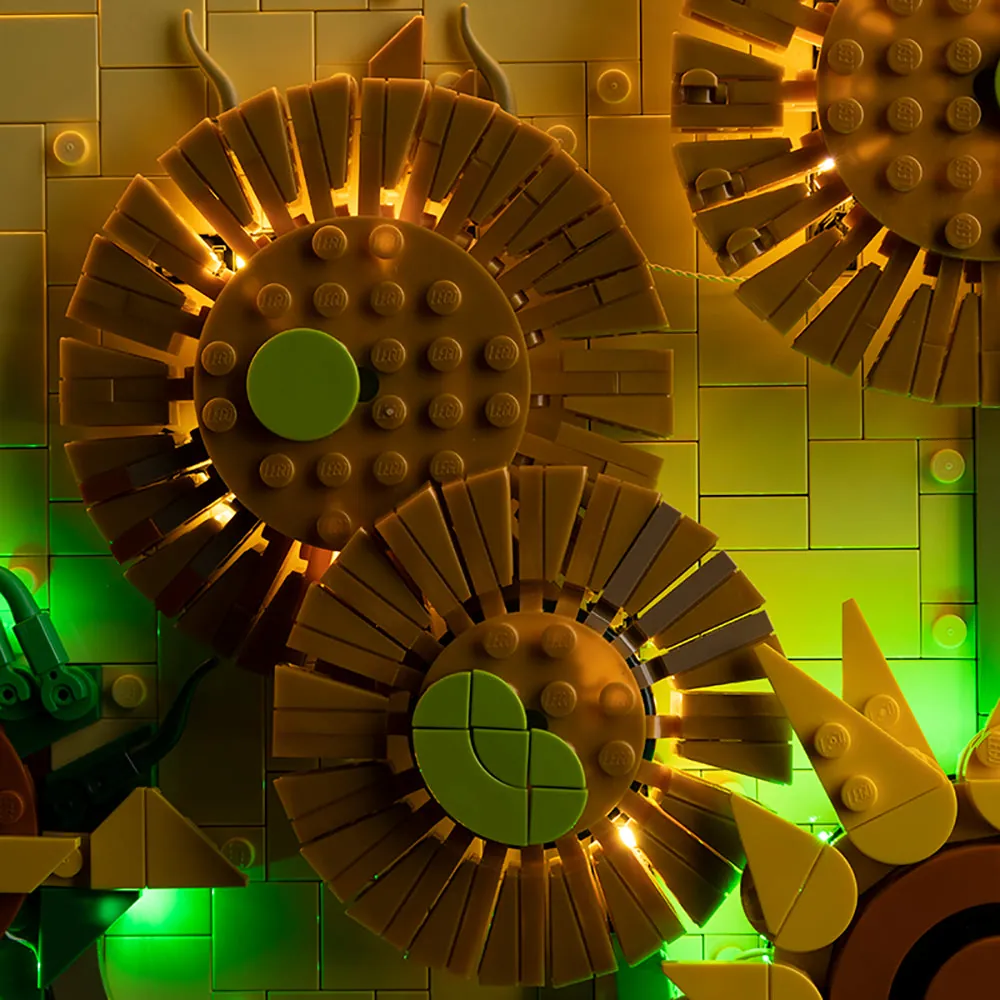 Remote control for Game of Bricks LED kit on LEGO Art set