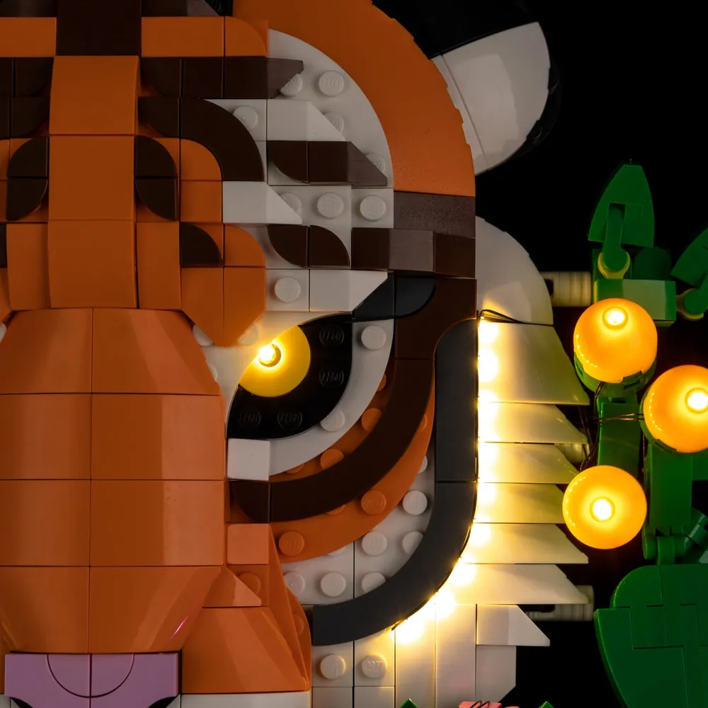 Game of Bricks light kit for LEGO Art Tiger 31217 - Classic vs Sound versions