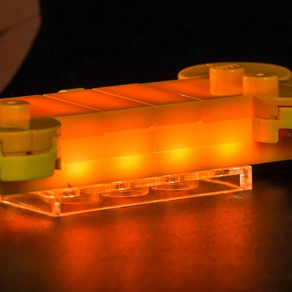 BrickBling light kit for LEGO 31382 duck with glowing water base