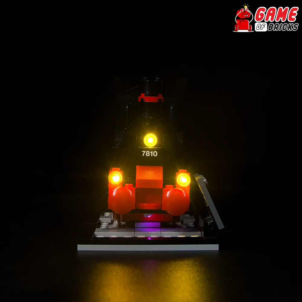 Modular expansion board lighting setup for LEGO 40370 train display