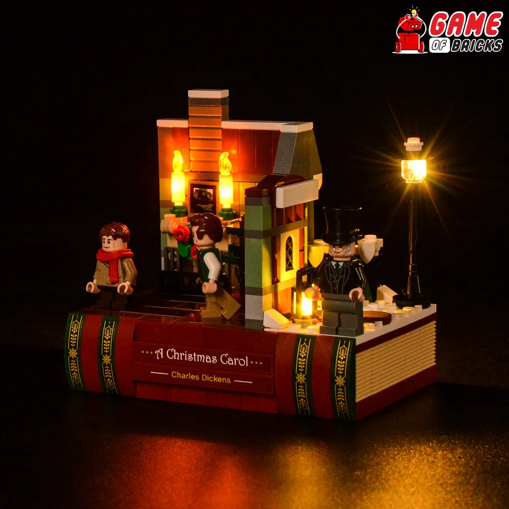 Game of Bricks LED lighting kit for LEGO Charles Dickens Tribute 40410 set