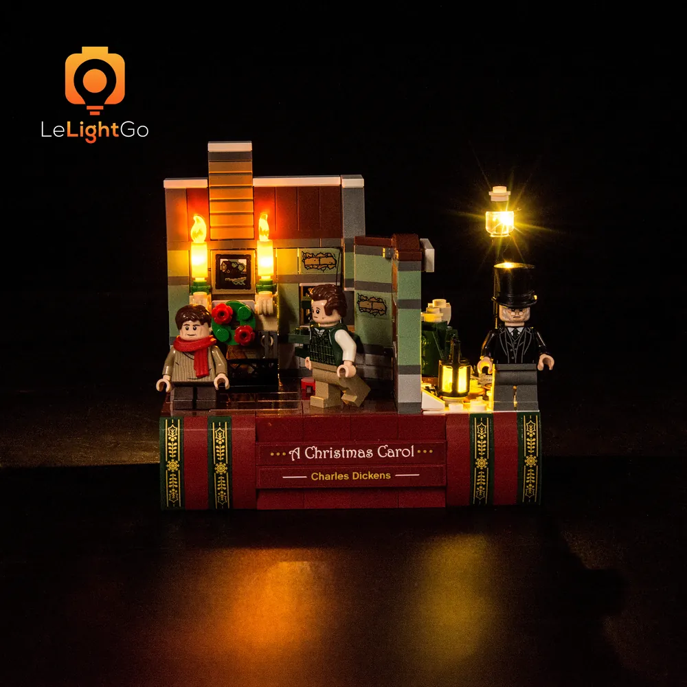 LeLightGo LED lighting kit for LEGO Charles Dickens Tribute 40410 set