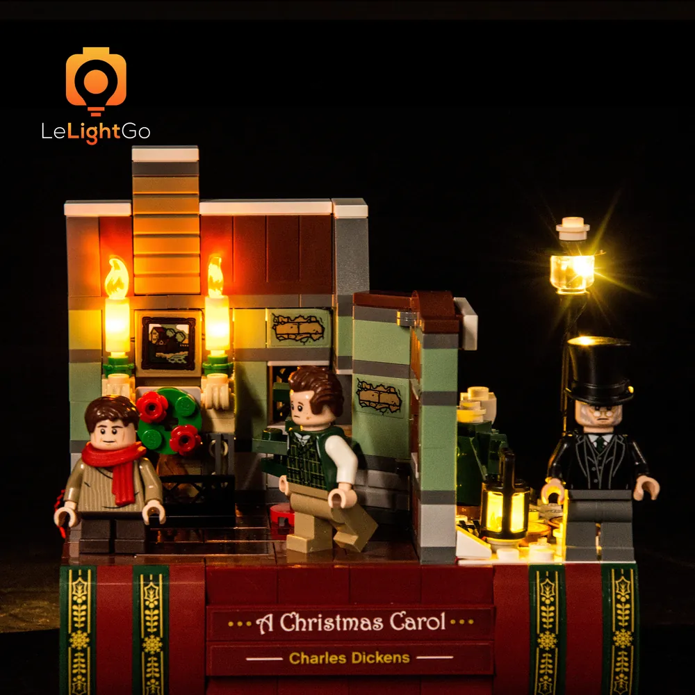 LeLightGo micro-LEDs and wiring for LEGO 40410 lighting
