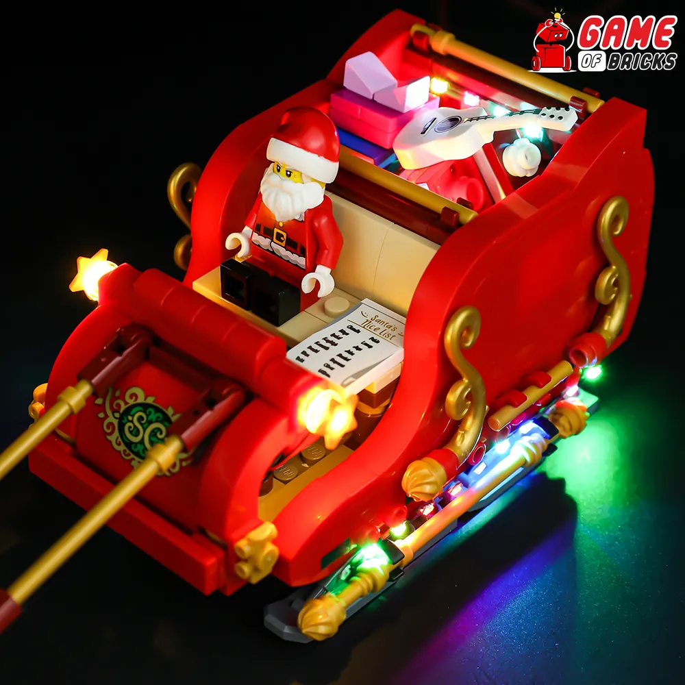 Game of Bricks expansion boards for LEGO Santa's Sleigh 40499