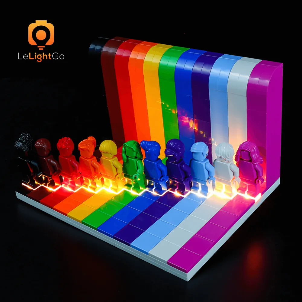 LeLightGo LED kit for LEGO Everyone Is Awesome 40516 with modular micro-LEDs