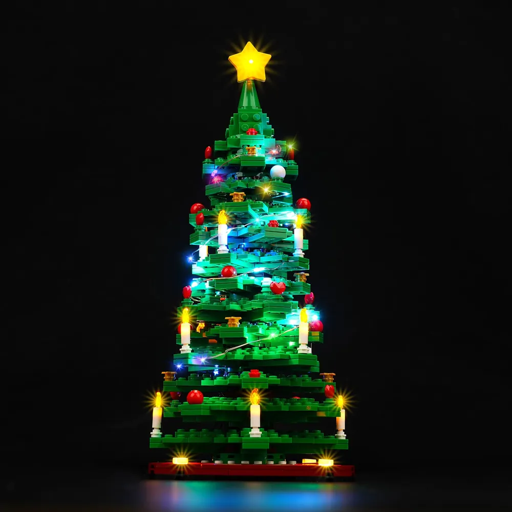 BrickBling LED kit for LEGO Christmas Tree 40573 with modular micro LEDs