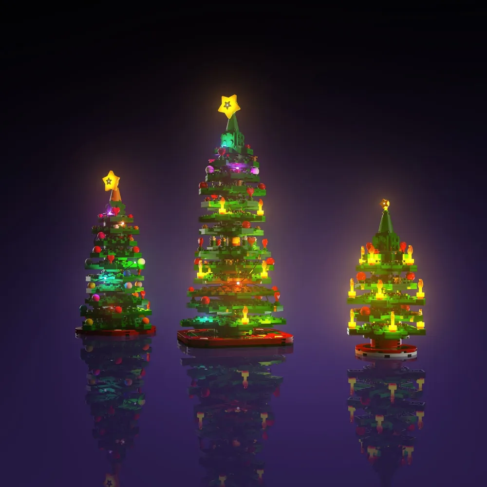 Light My Bricks LED kit for LEGO Christmas Tree 40573 premium lighting