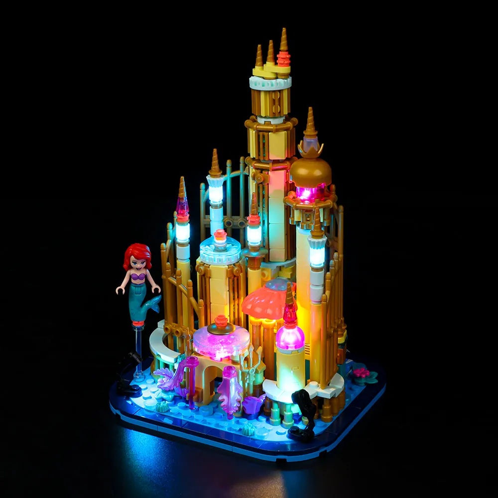 Game of Bricks LED kit for LEGO Mini Disney Ariel's Castle 40708