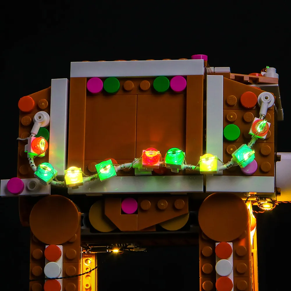 Remote control version of BrickBling for Gingerbread AT-AT