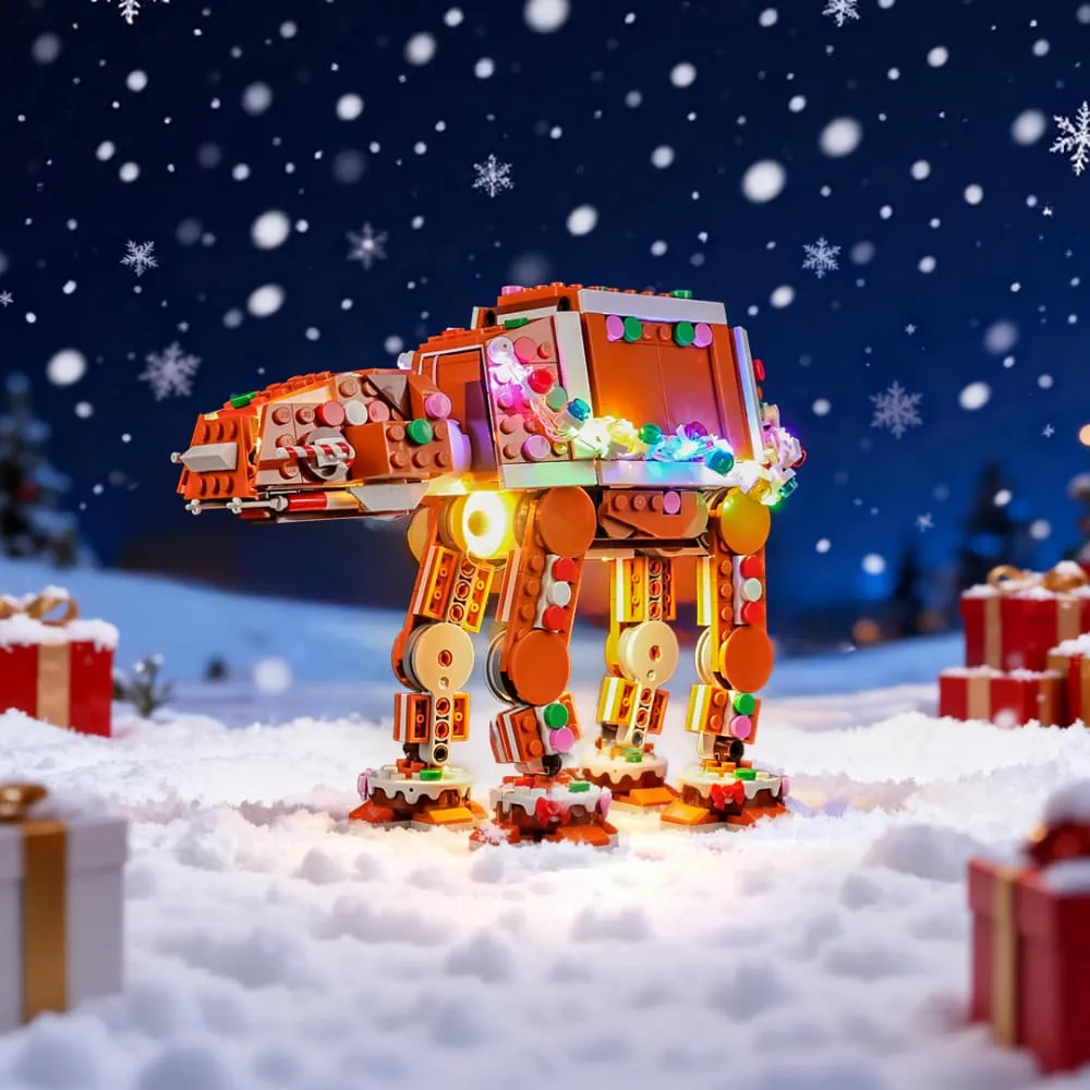 Lightailing pre-soldered harness lighting for Gingerbread AT-AT