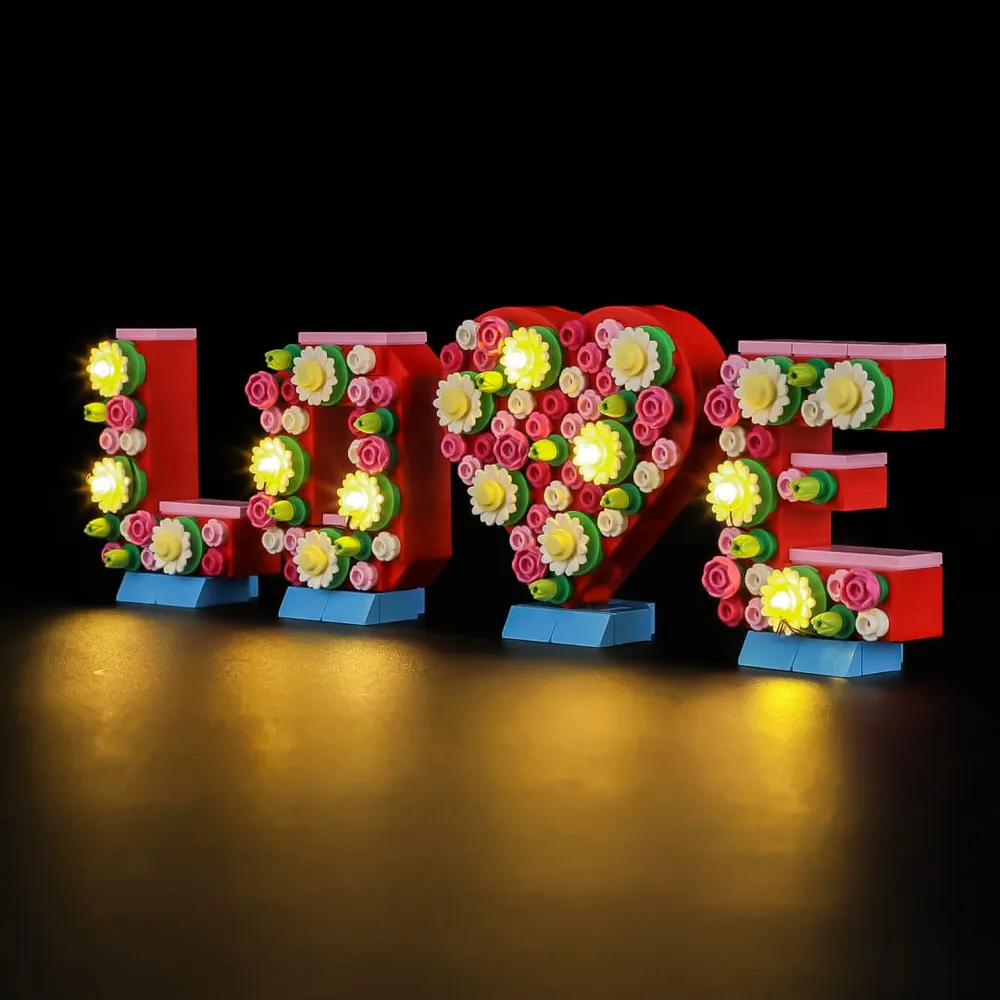 Pre-soldered harness on Love Letters LEGO set