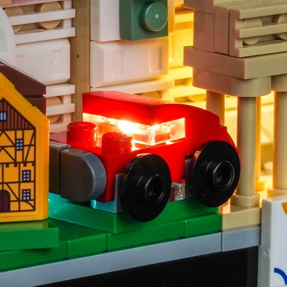 Modular micro-LED harness for LEGO Germany Postcard 40954