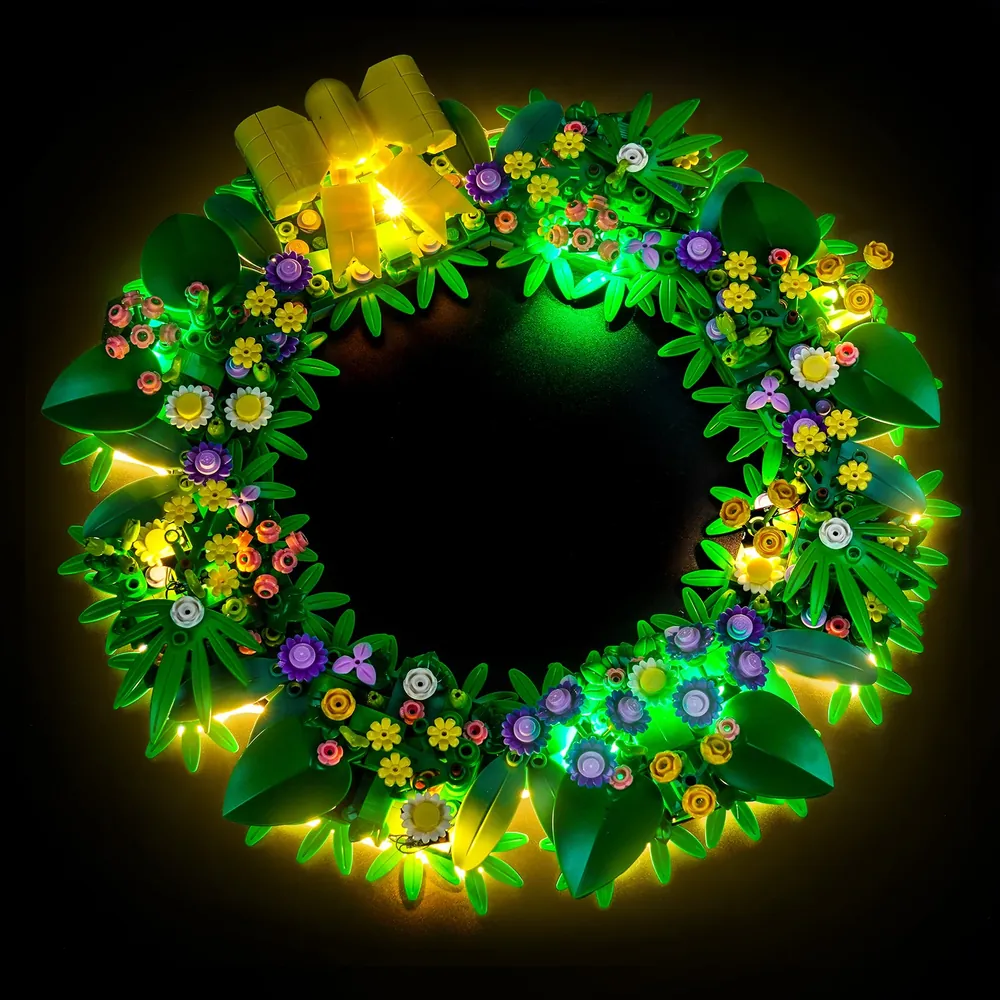 BrickBling Light Kit for LEGO Spring Wreath 40957 - Modular Micro-LEDs