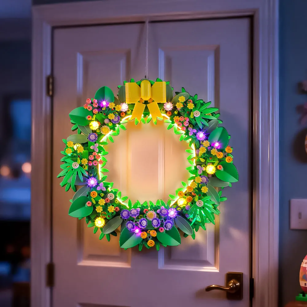 Lightailing Light Kit for LEGO Spring Wreath 40957 - Pre-soldered Harness