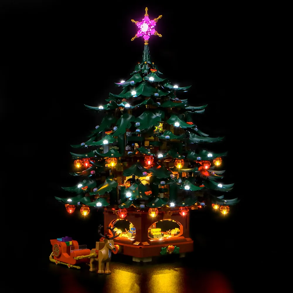 BrickBling LED kit for LEGO Family Christmas Tree 41843 with remote control