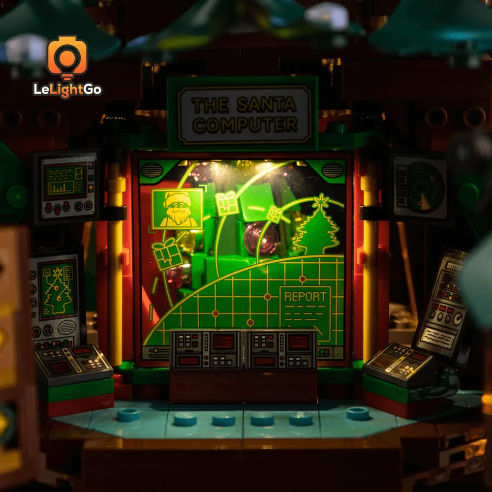 LeLightGo touch-sensitive LED lights on LEGO 41843